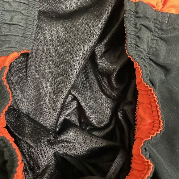 Nike Board Shorts Men’s Size M Lined Black/Neon Orange EUC Swim Trunks - Picture 4 of 7